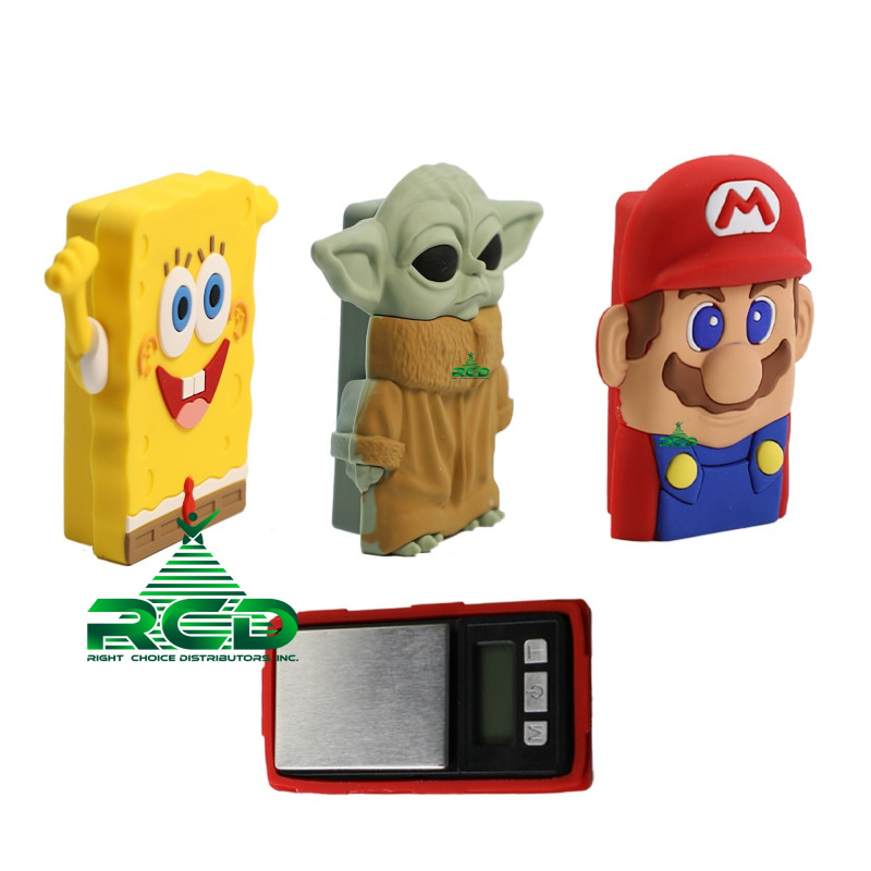 ELECTRONIC SCALE 0.1G W/ CARTOON SILICONE COVER 1CT