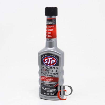 STP ADDITIVES 5.25oz HIGH MILEAGE COMPLETE FUEL SYSTEM CLEANER 1CT