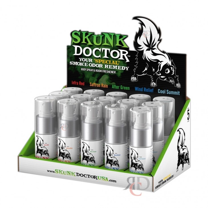 SKUNK DOCTOR ODOR EATERS PLUS FRAGRANCE SPRAY 15CT/PACK RIGHT CHOICE