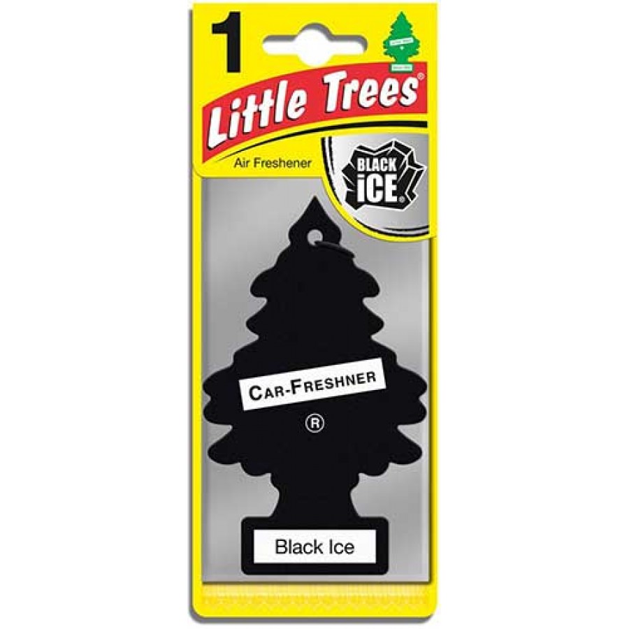 Little Trees Spray Pump 3.5 OZ Car Air Freshener Vanilla Straw New Car  Black Ice