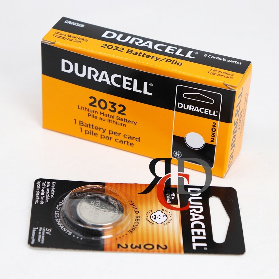 DURACELL LITHIUM BATTERIES 3V (2032 COIN) USA 6PC RIGHT