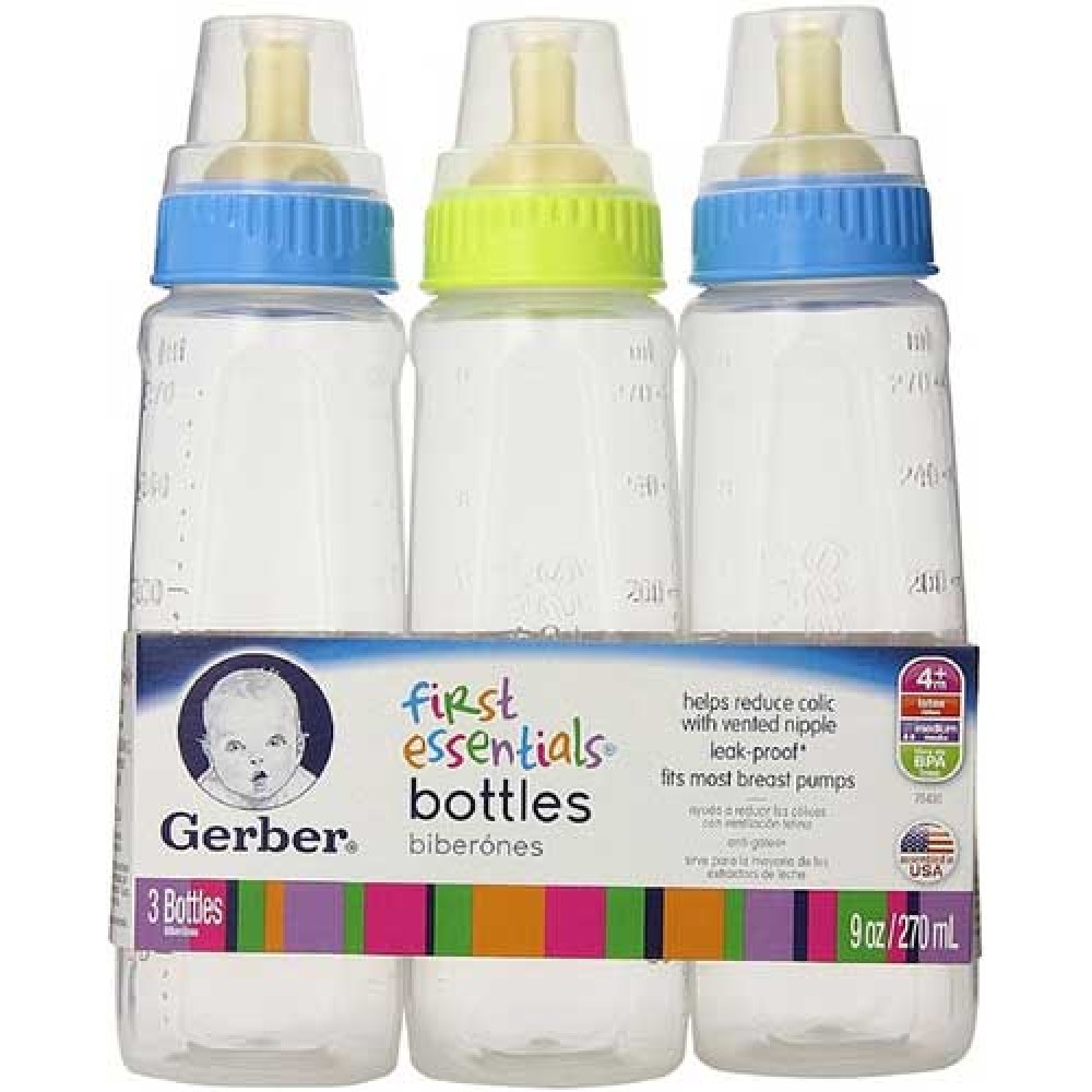 NUK (GERBER) BABY BOTTLES 9 OZ Clear 1CT