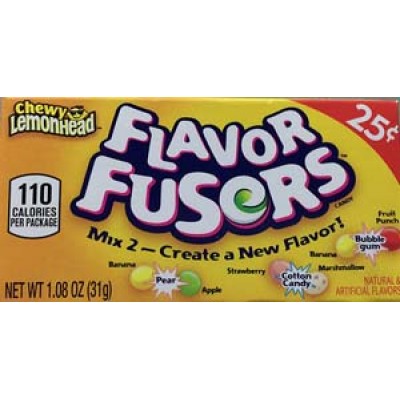 CHEWY LEMONHEAD FLAVOR FUSORS CANDY .25  24CT/PACK