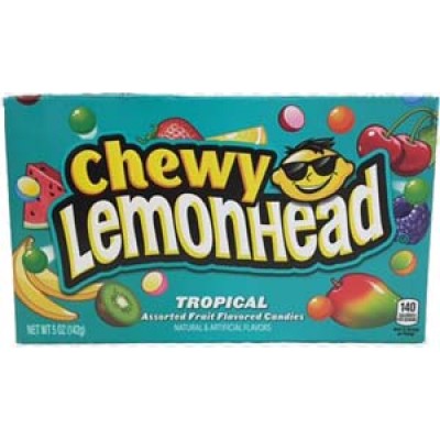 CHEWY LEMONHEAD TROPICAL ASSERTED CANDY .25 24CT/PACK