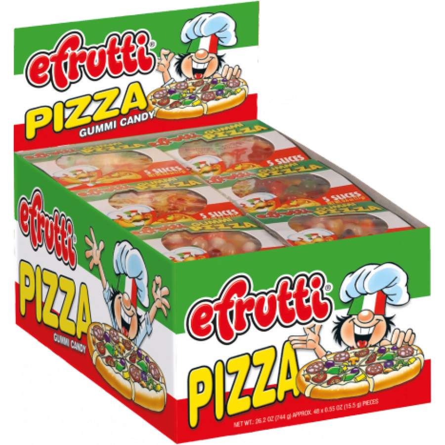 Efrutti Pizza Gummi Candy 48ctpack Right Choice Distributors Inc 7655