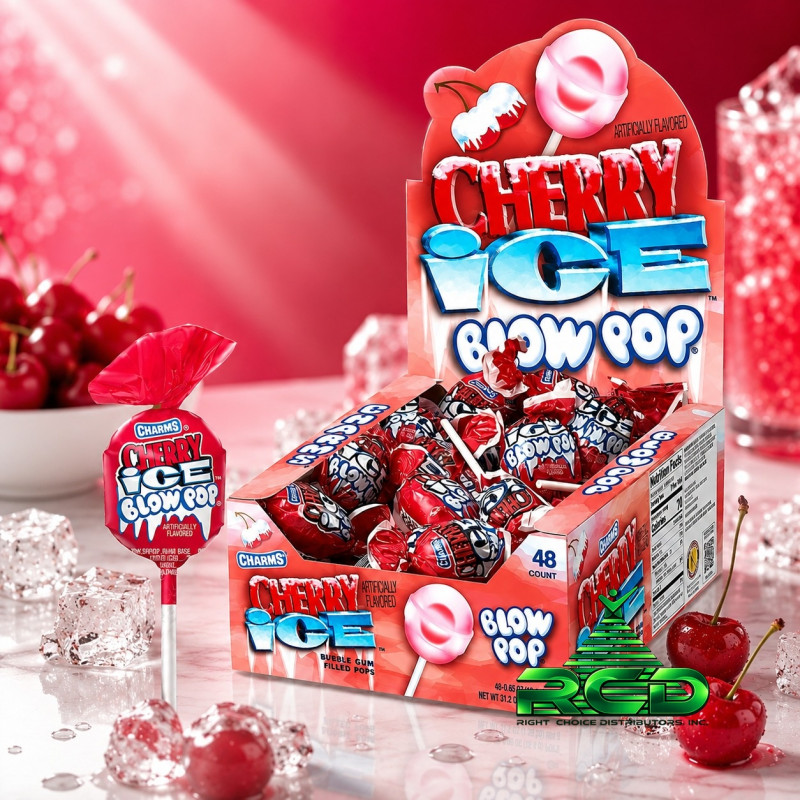 CHARMS CHERRY ICE 48ct/ DISPLAY