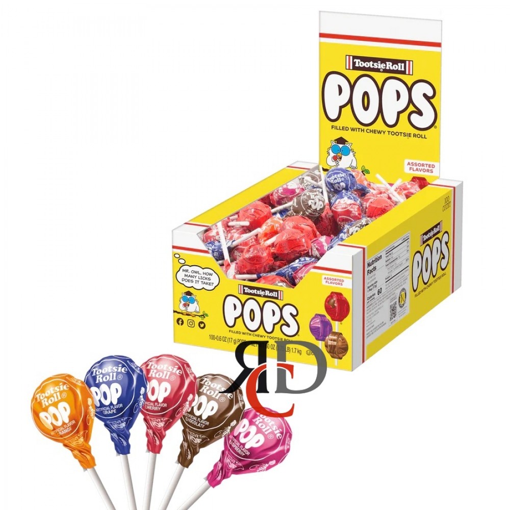 TOOTSIE BLOW POPS ASSORTED .25 CANDY, image size:1000x1000