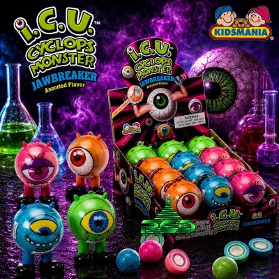 KIDSMANIA ICU CYCLOPES MONSTER CANDY 12CT/PACK