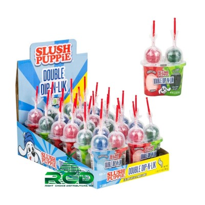 KOKO'S SLUSH PUPPIE DOUBLE DIP-N-LIK 12CT/ DISPLAY