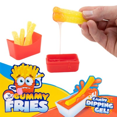 KOKO'S GUMMY FRIES CANDY DIP-N-LIK - 12CT/ DISPLAY