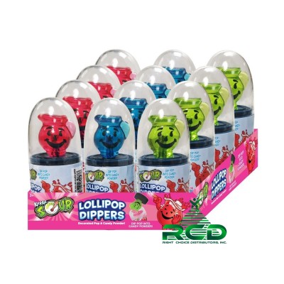 KOOL-AID SOUR LOLLIPOP DIPPERS - 12CT/ DISPLAY
