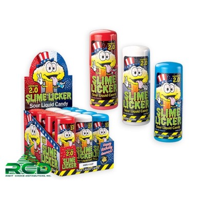 TOXIC WASTE SLIME LICKER V2.0 LIMITED EDITION FOR 4TH OF JULY - 12CT/ DISPLAY