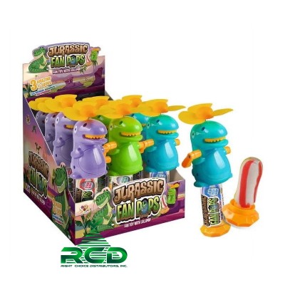 ALBERTS JURASSIC FAN POPS - 12CT/ DISPLAY