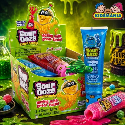 KIDSMANIA OOZE TUBE SOUR 12CT/PACK