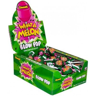 CHARM BLOW POP WHATA MELON .25 CANDY 48CT/PACK