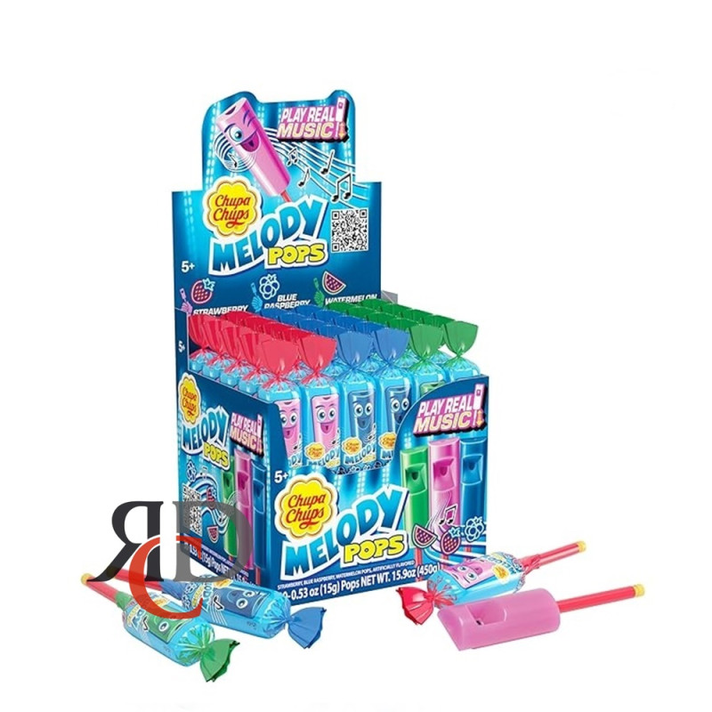 CHUPA CHUPS MELODY POPS 30CT/ DISPLAY