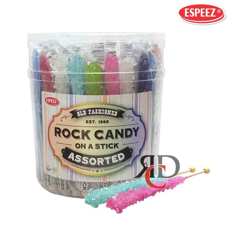 ESPEEZ ROCK CANDY ON A STICK 36CT/ JAR