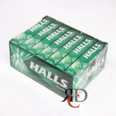 HALLS MEXICAN MINT GREEN - 21CT/PACK