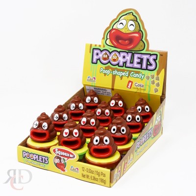 KIDS MANIA POOPLETS CANDY 12CT/PACK