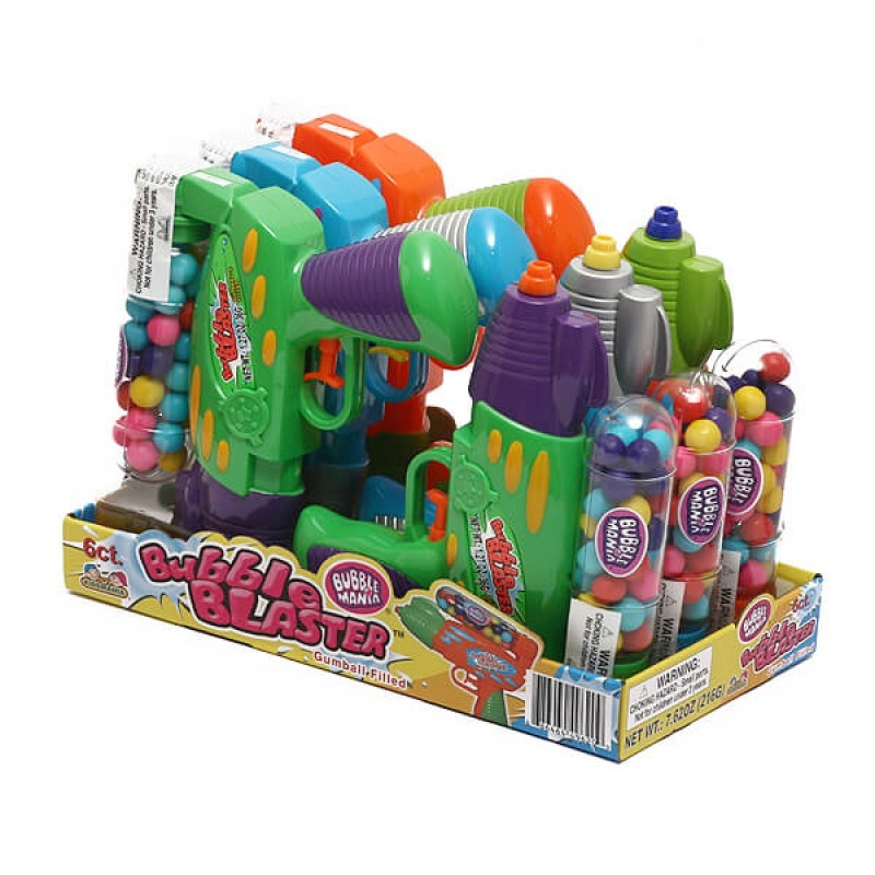 KIDSMANIA BUBBLE BLASTER GUMBALL FILLED 6CT/PACK