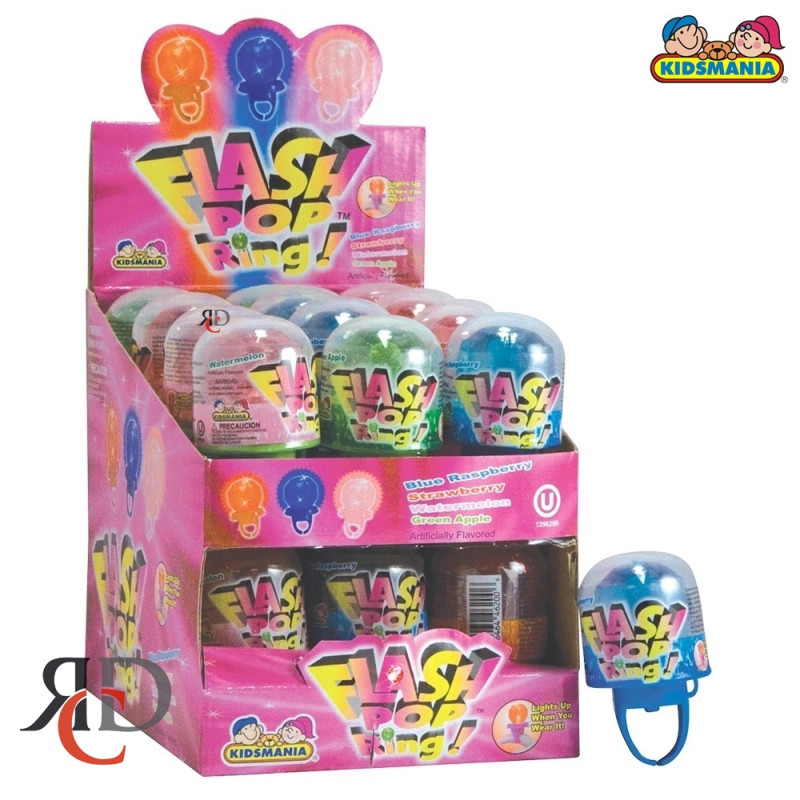 KIDSMANIA FLASH POP RING 24CT/PACK