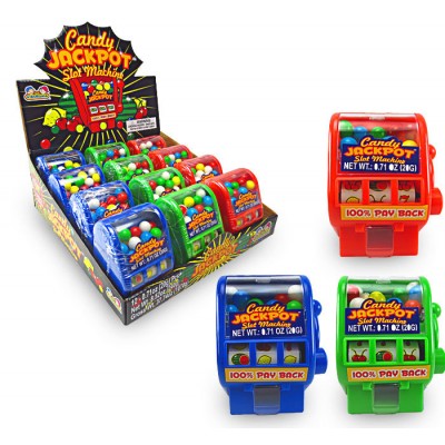 KIDSMANIA JACKPOT SLOT MACHINE CANDY 12CT/PACK