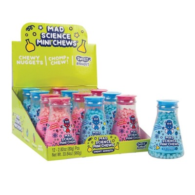 KIDSMANIA MAD SCIENCE MINI CHEWS 12CT/ DISPLAY