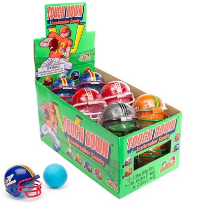 KIDSMANIA TOUCH DOWN - JAWBREAKER CANDY 12CT/PACK