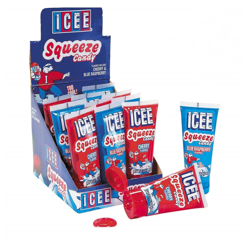 KOKO'S ICEE SLUSH PUPPIE SQUEEZE CANDY 12CT/PACK