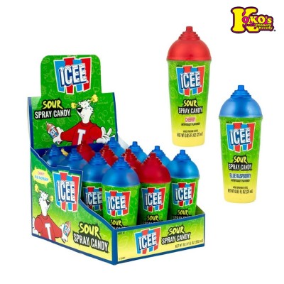 KOKO'S ICEE SPRAY SOUR CANDY 12CT/ DISPLAY
