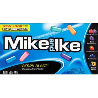MIKE & IKE CANDY BERRY BLAST 3 FOR 99¢ - 24CT/ DISPLAY