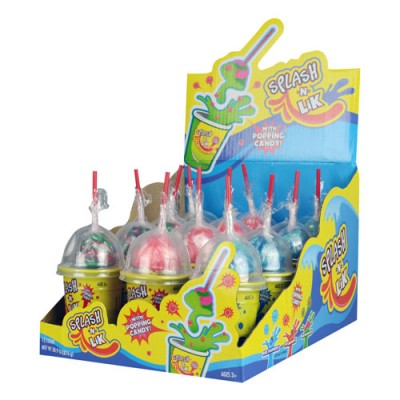 NOVELTY SPLASH-N-LIK WITH POPPING CANDY 12CT/PACK