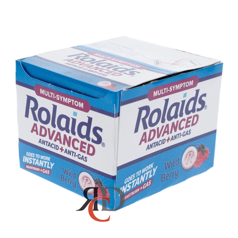 ROLAIDS ADVANCED WILD BERRY 12CT/ PACK