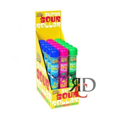 TOO TARTS SOUR SUPER ROLLER CANDY 15CT/ DISPLAY