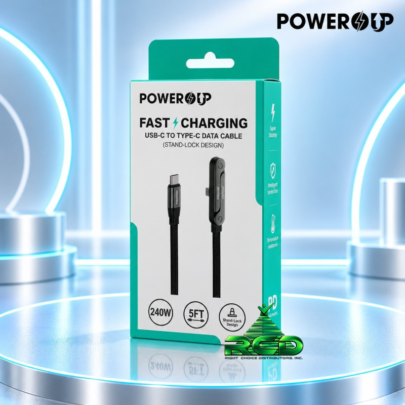 POWER UP STAND LOCK DESIGN USB-C TO USB-C CELLA17