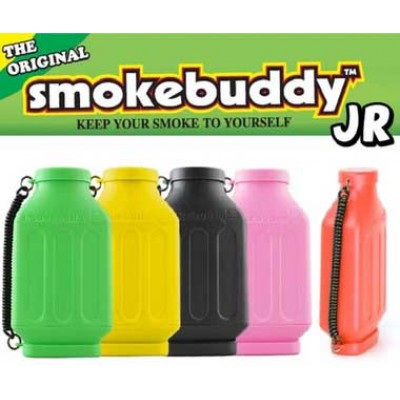 SmokeBuddy Jr Red: Personal Smoke Air Filter - Quartz Banger
