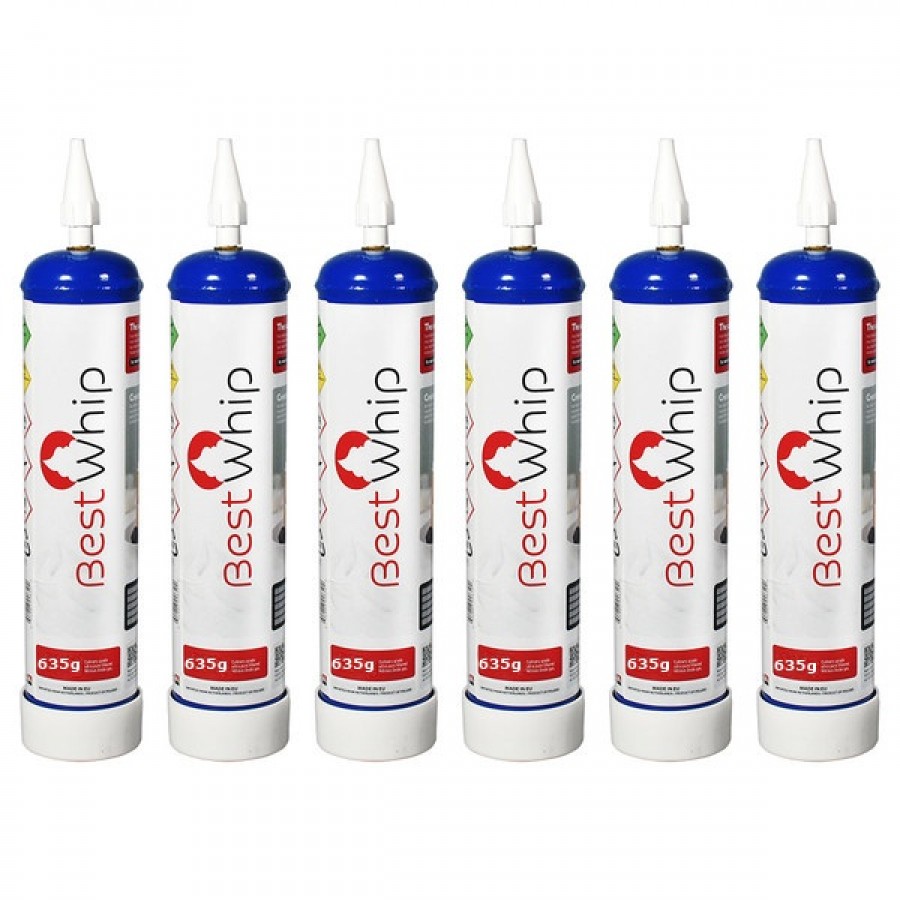 BEST WHIP CREAM CHARGER 635g 6CT/ CASE (FOOD PURPOSE