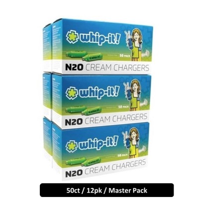 WHIP IT ORIGINAL CREAM CHARGER (FOOD USE ONLY) 50CT/PACK