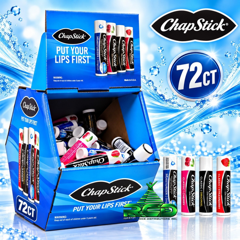 CHAPSTICK FISHBOWL 72 CT/PACK