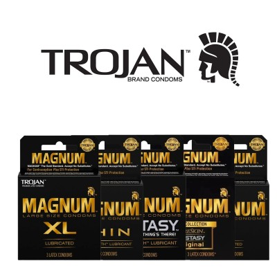 TROJAN MAGNUM 3'S - 6ct /PACK