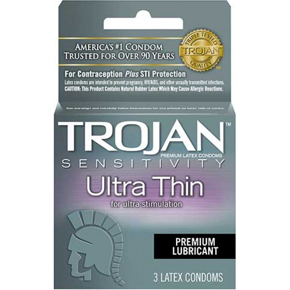 TROJAN ULTRA THIN LUBRICATED CONDOMS 6CT/PACK