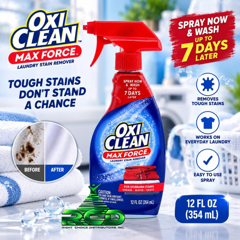 OXI CLEAN STRAIN REMOVER 12oz MAX FORCE 1CT
