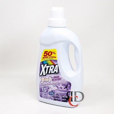 XTRA 22OZ 3-IN-1 W/ODOR BLASTERS LAUNDRY LIQUID - LAVENDER MIST 1CT