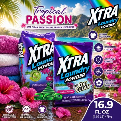 XTRA 16.9OZ LAUNDRY POWDER - 1CT