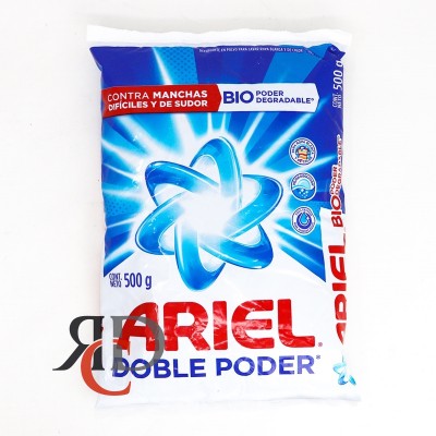 ARIEL POWER DETERGENT POWDER 500G REGULAR