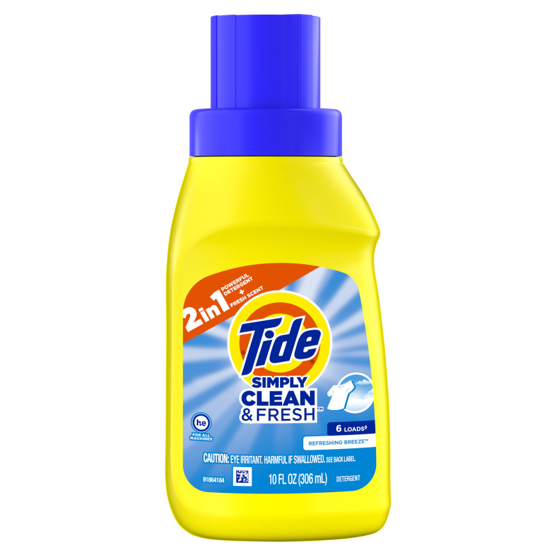 TIDE LIQUID DETERGENT 10OZ SIMPLY CLEAN & FRESH 1CT