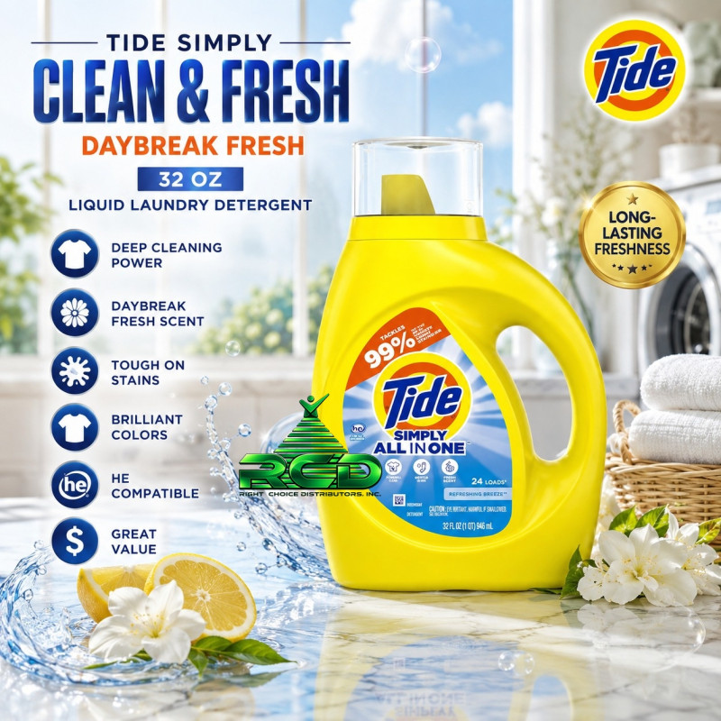 TIDE LIQUID DETERGENT 32OZ 1CT