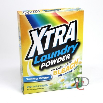 XTRA 19OZ LAUNDRY POWDER W/ BLEACH - SUMMER BREEZE