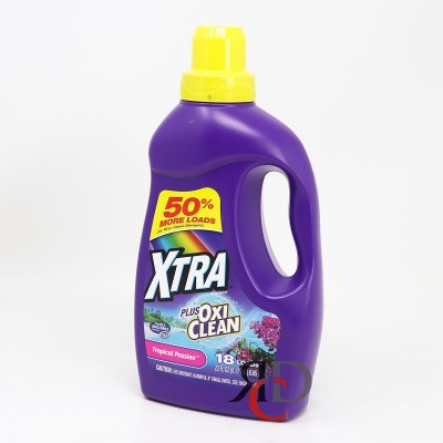 XTRA 22OZ ULTRA LAUNDRY LIQUID + OXI CLEAN - TROPICAL PASSION 1CT