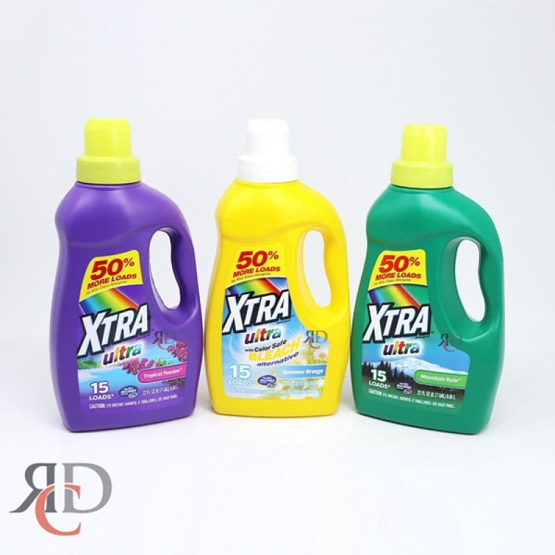 XTRA 22OZ ULTRA LAUNDRY LIQUID W/ BLEACH 1CT